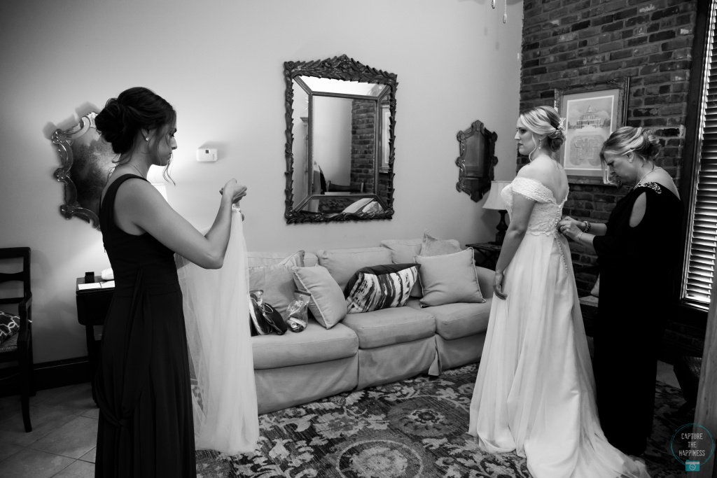 bride getting ready